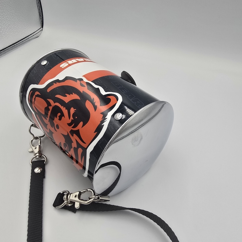 Chicago Bears Recycled Metal Bag-Little Earth Handbag/Crossbody Bag/Novelty Bag - Picture 5 of 8